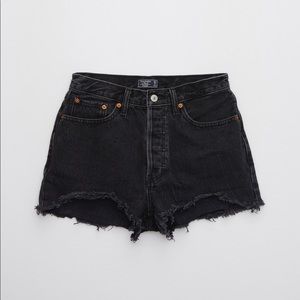 Abercrombie & Fitch High Rise Denim Short